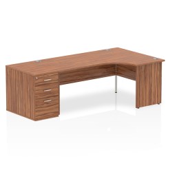 Impulse Panel End Crescent Desk Workstation - image 47