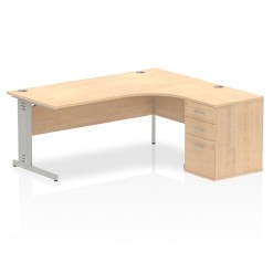 Impulse 1800mm Cable Managed Right Crescent Desk Workstation - image 4