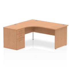 Impulse Panel End Crescent Desk Workstation - image 50