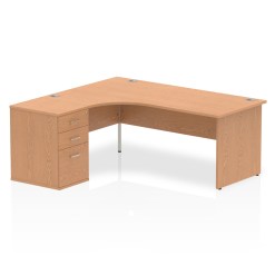 Impulse Panel End Crescent Desk Workstation - image 51