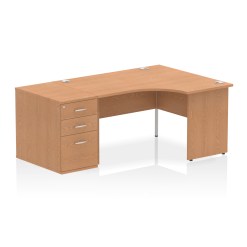 Impulse Panel End Crescent Desk Workstation - image 58