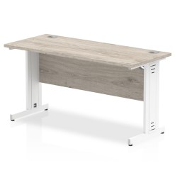 Impulse 1400mm Slimline Desk Cable Managed Leg - image 2