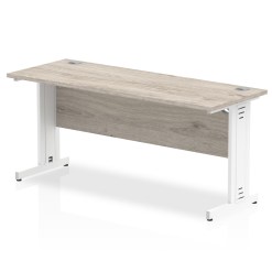 Impulse 1600mm Slimline Desk Cable Managed Leg - image 2
