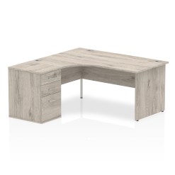 Impulse Panel End Crescent Desk Workstation - image 61