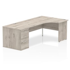 Impulse Panel End Crescent Desk Workstation - image 68