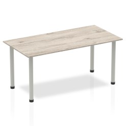 Impulse 1600mm Straight Table With Post Leg - image 12