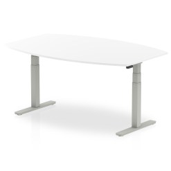 High Gloss Writable Boardroom Table Height Adjustable - image 3