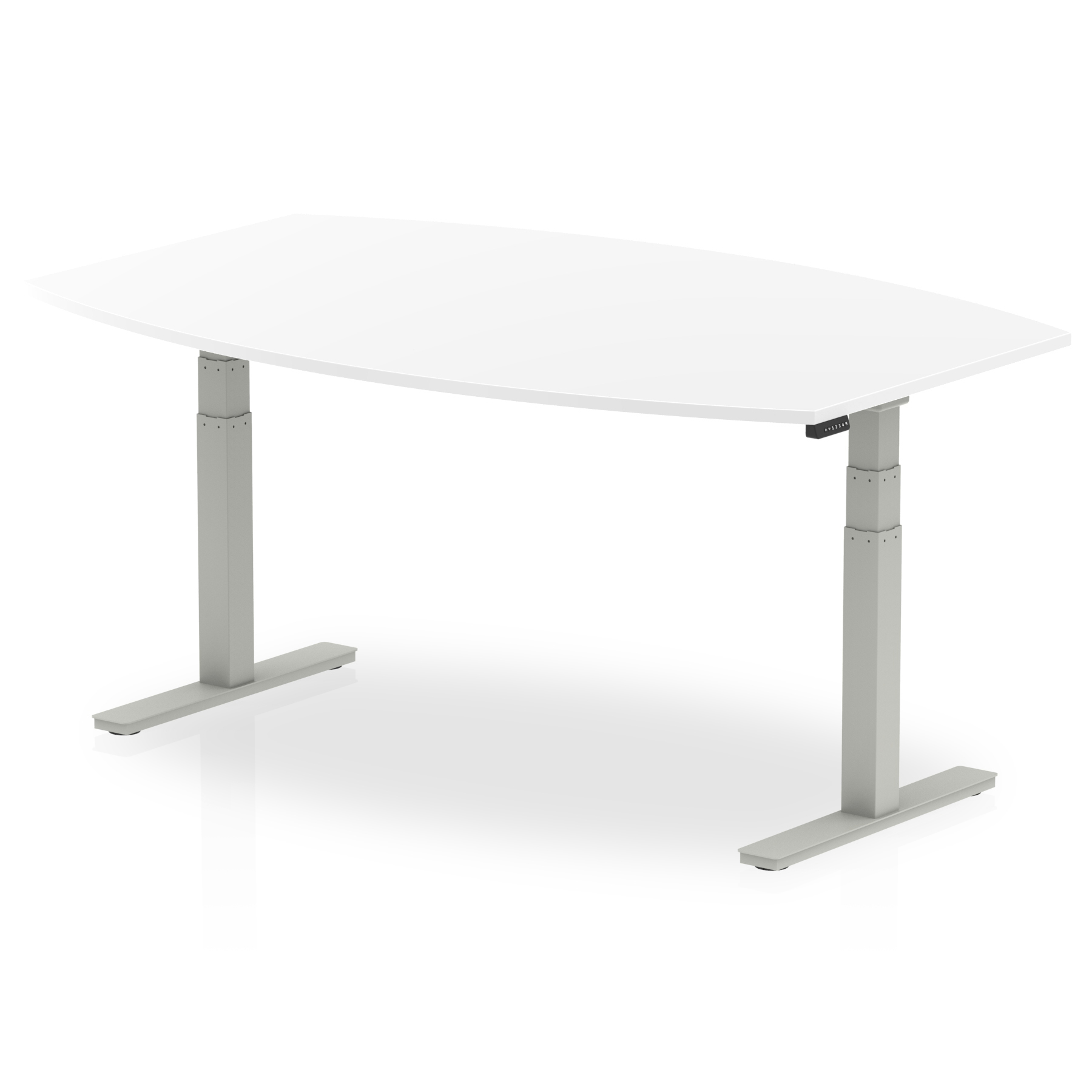 High Gloss Writable Boardroom Table Height Adjustable - image 3