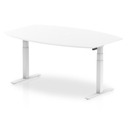 High Gloss Writable Boardroom Table Height Adjustable - image 7