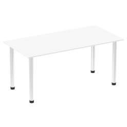 Impulse 1600mm Straight Table With Post Leg - image 14