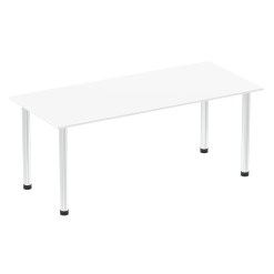 Impulse 1800mm Straight Table With Post Leg - image 14