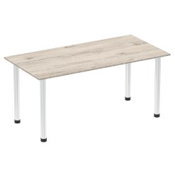 Impulse 1600mm Straight Table With Post Leg - image 18