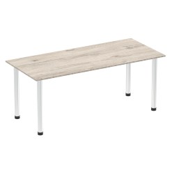 Impulse 1800mm Straight Table With Post Leg - image 18