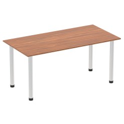 Impulse 1600mm Straight Table With Post Leg - image 22