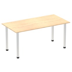 Impulse 1600mm Straight Table With Post Leg - image 23