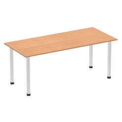 Impulse 1800mm Straight Table With Post Leg - image 21