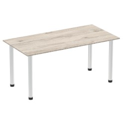 Impulse 1600mm Straight Table With Post Leg - image 24