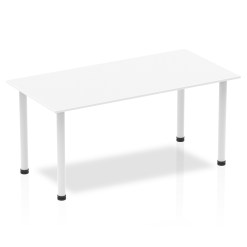 Impulse 1600mm Straight Table With Post Leg - image 26