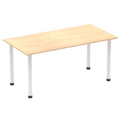 Impulse 1600mm Straight Table With Post Leg - image 29
