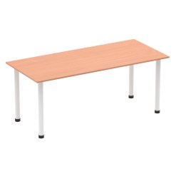 Impulse 1800mm Straight Table With Post Leg - image 25