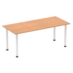 Impulse 1800mm Straight Table With Post Leg - image 27