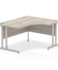 Impulse 1400mm Right Crescent Desk Cantilever Leg