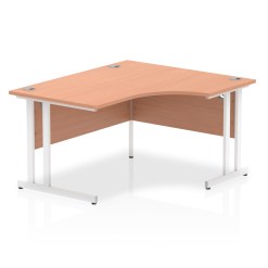 Impulse 1400mm Right Crescent Desk Cantilever Leg - image 7