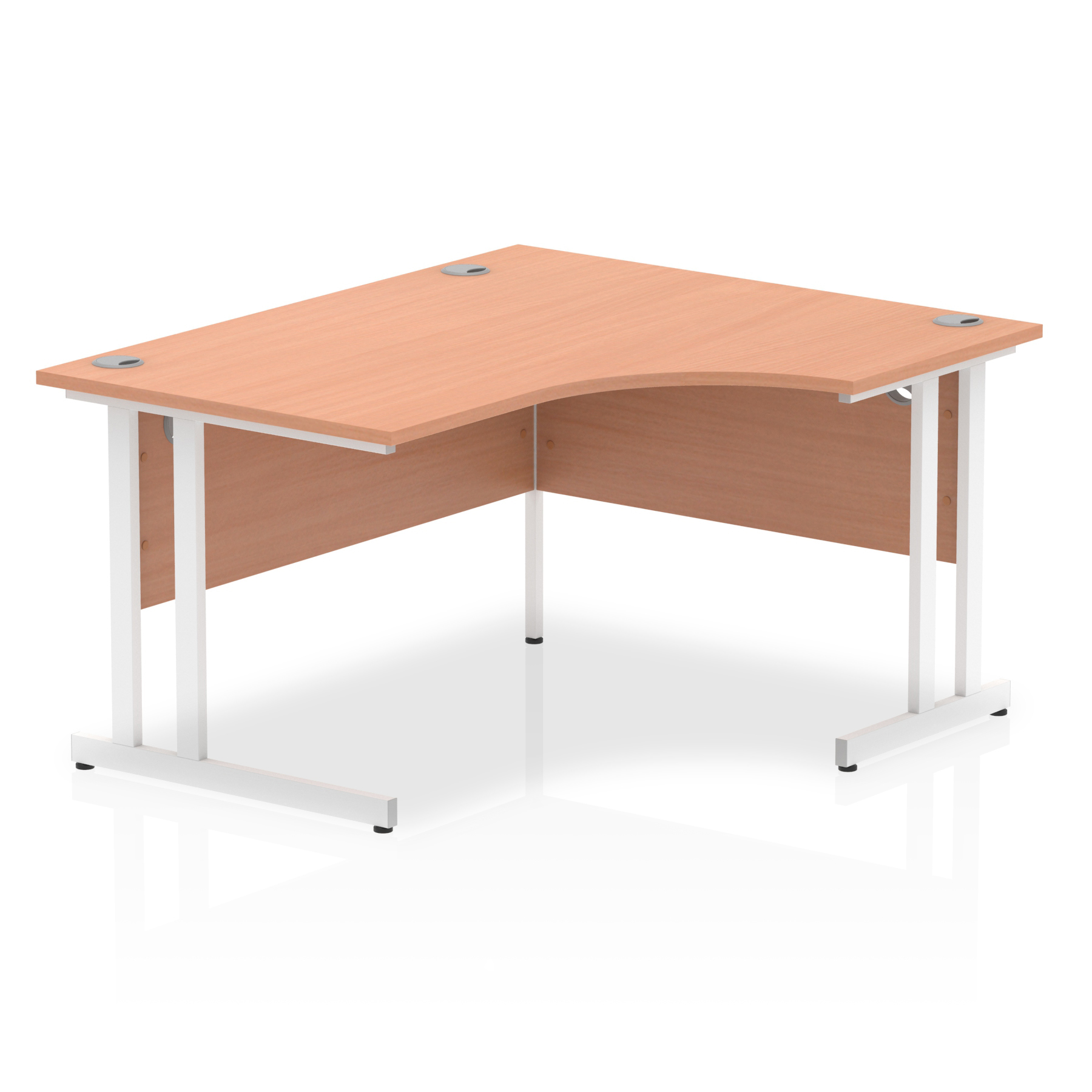 Impulse 1400mm Right Crescent Desk Cantilever Leg - image 7