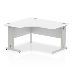 Impulse 1400mm Left Crescent Desk Cable Managed Leg - image 5