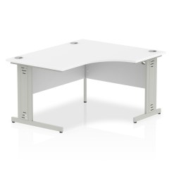 Impulse 1400mm Right Crescent Desk Cable Managed Leg - image 5