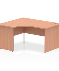 Impulse 1400mm Left Crescent Desk Panel End Leg