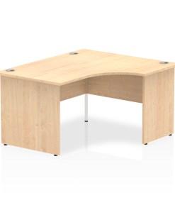 Impulse 1400mm Right Crescent Desk Panel End Leg