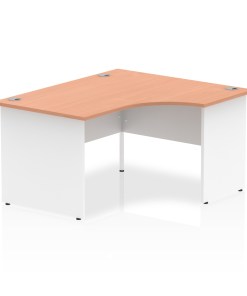 Impulse 1400mm Right Crescent Desk Panel End Leg