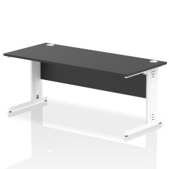 Impulse 1800mm Straight Desk Cable Managed Leg - image 9