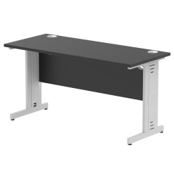 Impulse 1400mm Slimline Desk Cable Managed Leg - image 3