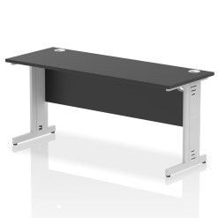 Impulse 1600mm Slimline Desk Cable Managed Leg - image 3