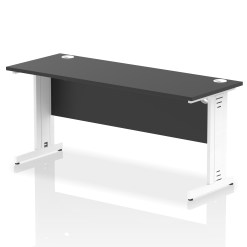 Impulse 1600mm Slimline Desk Cable Managed Leg - image 4