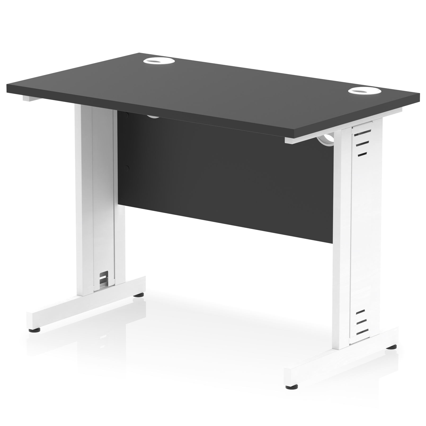 Impulse 1000mm Slimline Desk Cable Managed Leg - image 4