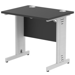 Impulse 800mm Slimline Desk Cable Managed Leg - image 3