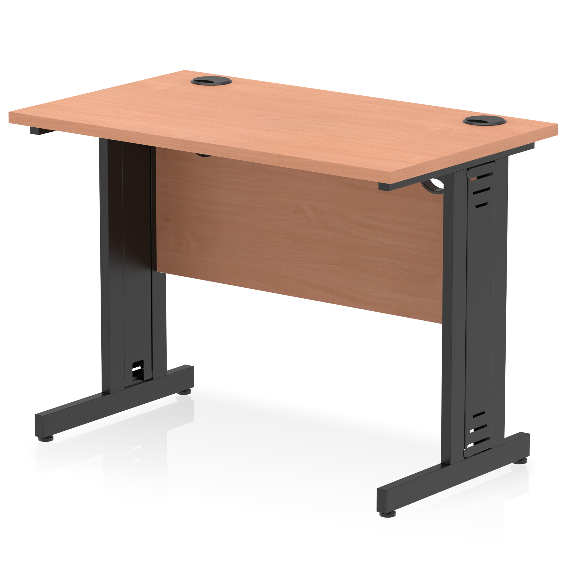 Impulse 1000mm Slimline Desk Cable Managed Leg - image 5