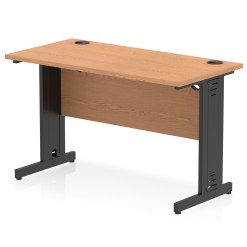 Impulse 1200mm Slimline Desk Cable Managed Leg - image 9
