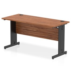 Impulse 1400mm Slimline Desk Cable Managed Leg - image 10