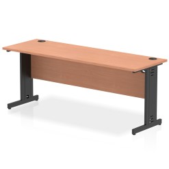 Impulse 1800mm Slimline Desk Cable Managed Leg - image 6