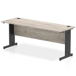 Impulse 1800mm Slimline Desk Cable Managed Leg - image 7