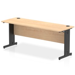 Impulse 1800mm Slimline Desk Cable Managed Leg - image 8