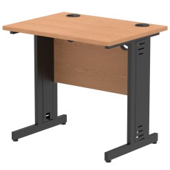 Impulse 800mm Slimline Desk Cable Managed Leg - image 9