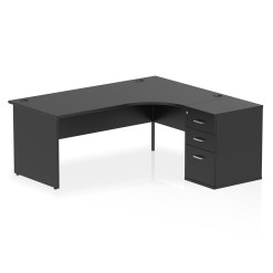 Impulse Panel End Crescent Desk Workstation - image 81