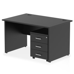 Impulse Panel End Straight Desk With Mobile Pedestal - image 10