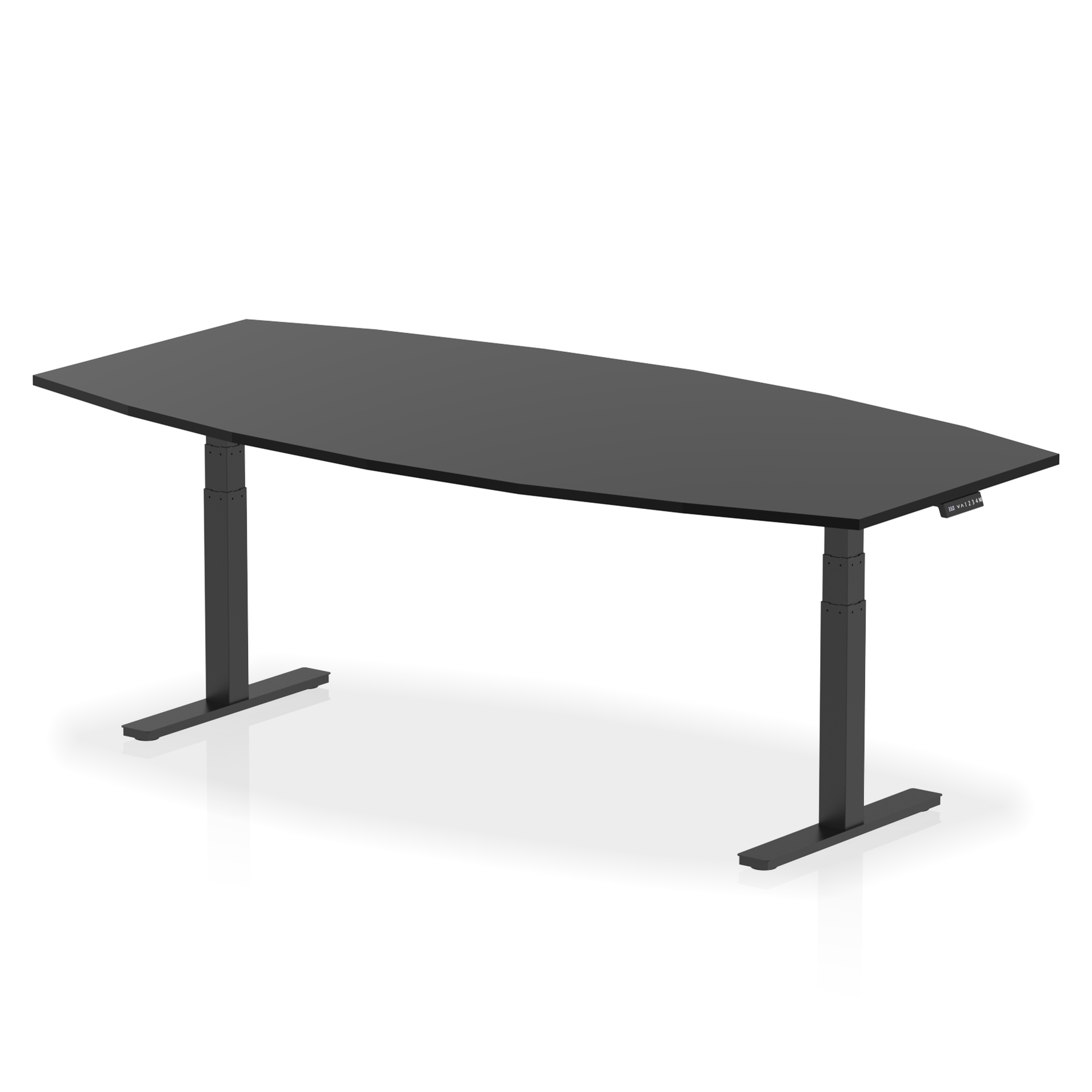 High Gloss Writable Boardroom Table Height Adjustable - image 10