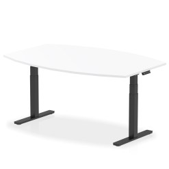 High Gloss Writable Boardroom Table Height Adjustable - image 11